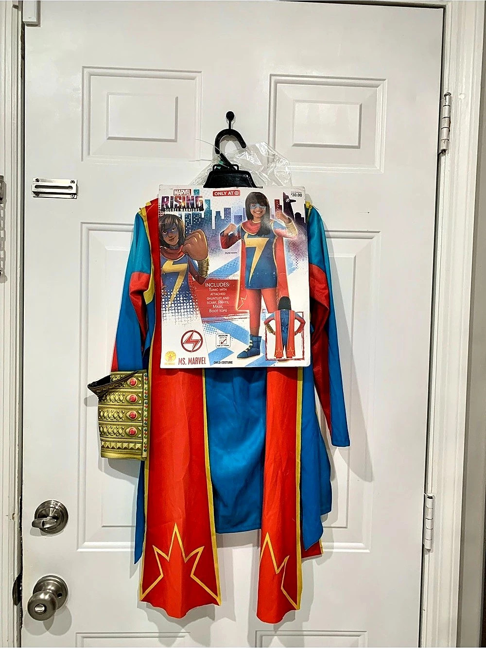 Marvel Ms. Marvel Superhero Costume Girls Medium NWT